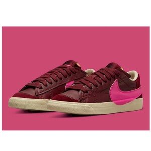 sold elsewhere 
Nike Blazer Low Jumbo Womens Size 8 Red Pink Running Shoes